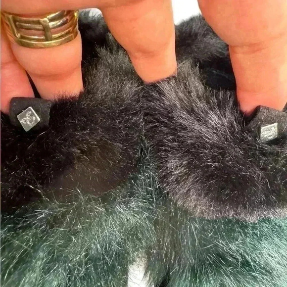 Sam Edelman Oleana Fur Stiletto Women’s Suede Booties Rare. - Picture 5 of 13